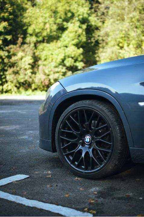 Before: dull paint